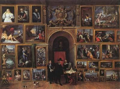 TENIERS, David the Younger Archduke Leopold Wilhelm of Austria in his Gallery fh France oil painting art